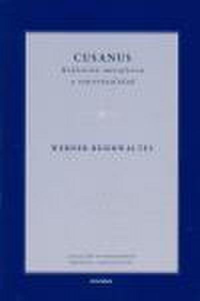 Cusanus : reflexión metafísica y espiritualidad