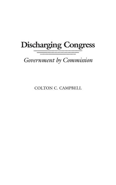 Discharging Congress