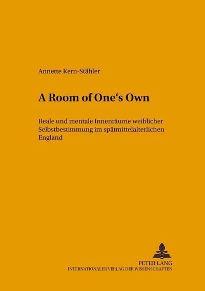 "A Room of One’s Own"