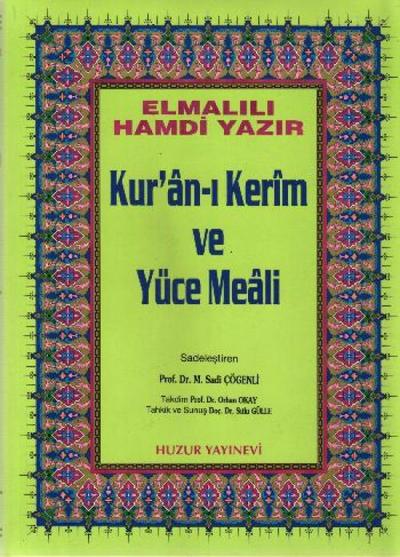 Kuran-i Kerim ve Yüce Meali - Rahle Boy, Hafiz Osman Hatli