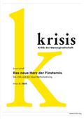 Das neue Herz der Finsternis - krisis 2/ 2025