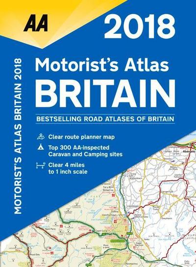 Motorist’s Atlas Britain 2018 Sp