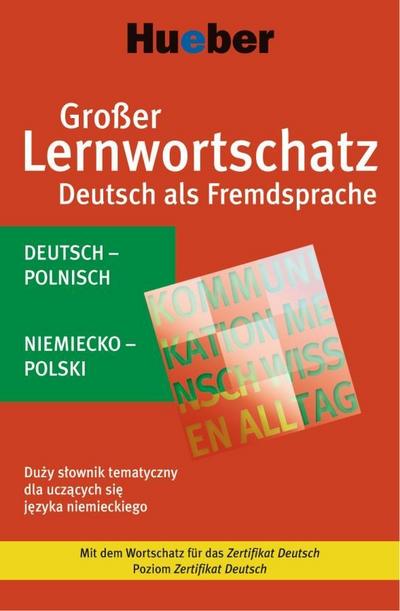Großer Lernwortschatz Deutsch als Fremdsprache, Deutsch-Polnisch