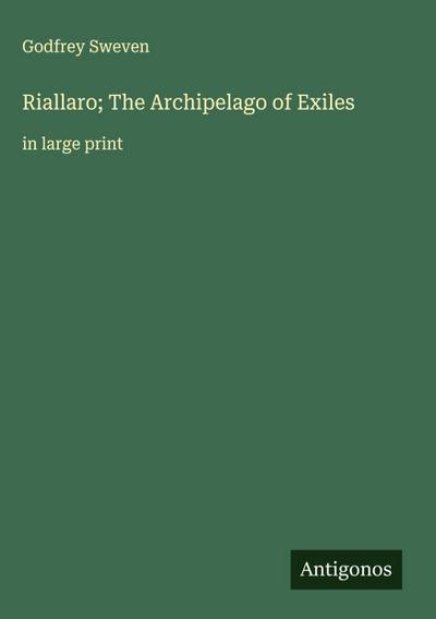 Riallaro; The Archipelago of Exiles