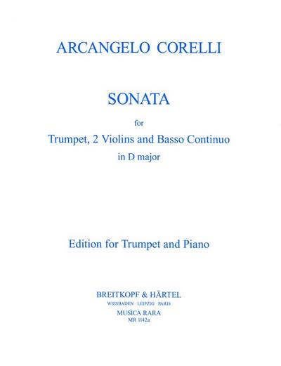 Sonate D-Durfür Trompete, 2 Violinen und Bc