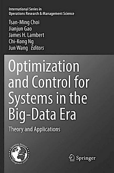 Optimization and Control for Systems in the Big-Data Era