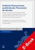 Zeitliche Dimensionen und Kritische Theorie(n) des Rechts