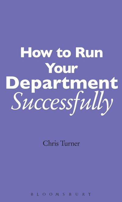 How to Run Your Department Successfully