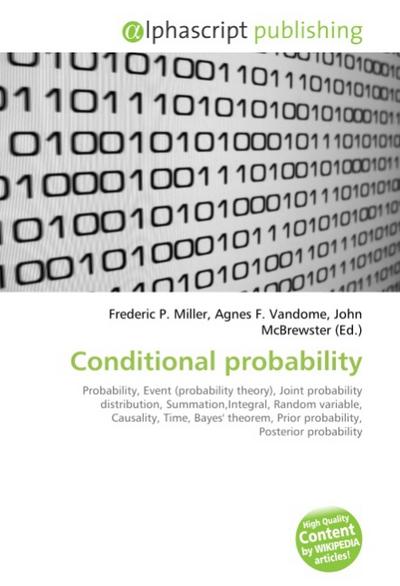 Conditional probability - Frederic P Miller