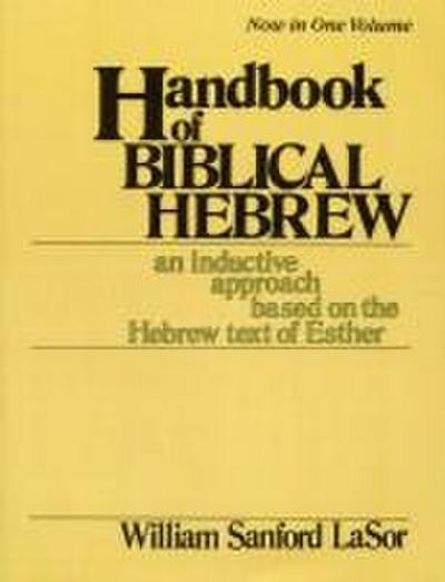 Handbook of Biblical Hebrew
