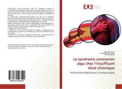 Le syndrome coronarien aigu chez l’insuffisant rénal chronique
