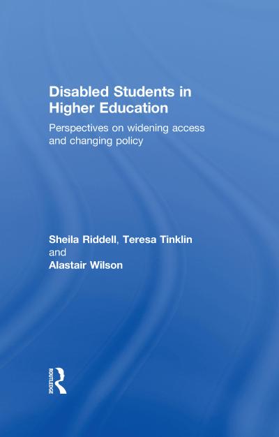Disabled Students in Higher Education