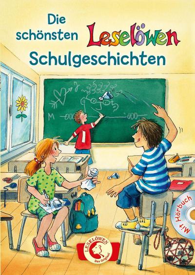Die schönsten Leselöwen-Schulgeschichten, m. Audio-CD
