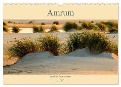 Amrum Insel am Wattenmeer (Wandkalender 2026 DIN A3 quer), CALVENDO Monatskalender