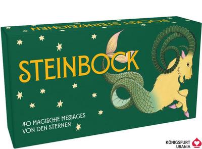 Pocket Sternzeichen Steinbock -- 40 Karten in Magnetschachtel mit Metallicfolie - Magische Messages von den Sternen