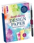 Handlettering Design Paper World of Watercolor A6 mit Brush Pen