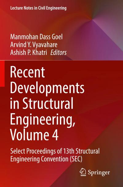 Recent Developments in Structural Engineering, Volume 4