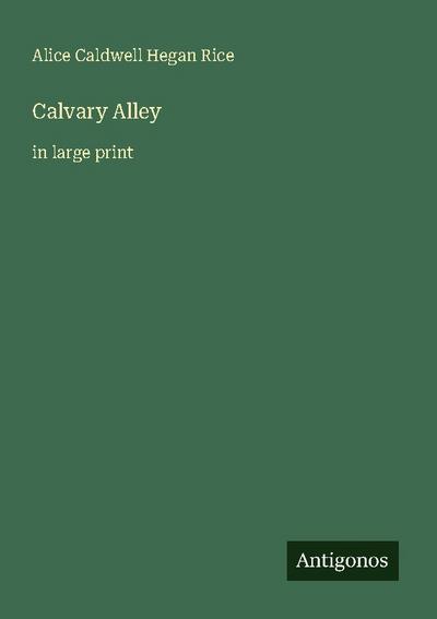 Calvary Alley
