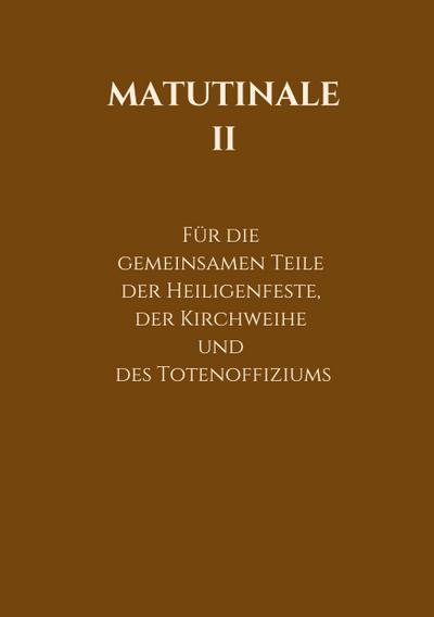 Hofer, R: Matutinale II