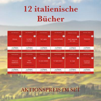 12 italienische Bücher (mit kostenlosem Audio-Download-Link), 12 Teile