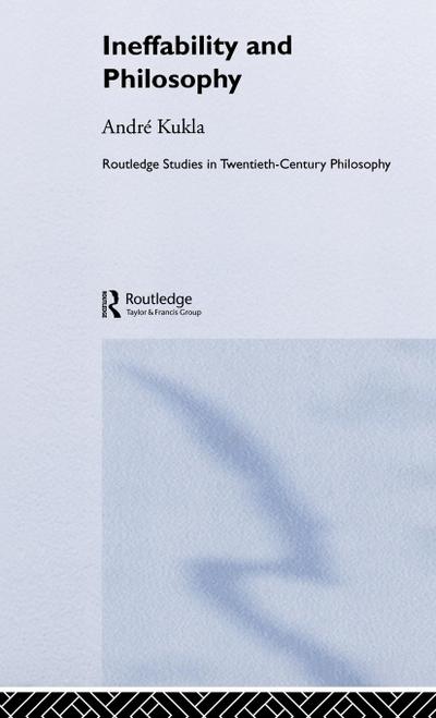 Ineffability and Philosophy