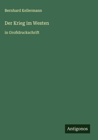 Der Krieg im Westen