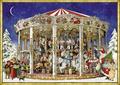 A4-Wand-Adventskalender - Nostalgisches Weihnachts