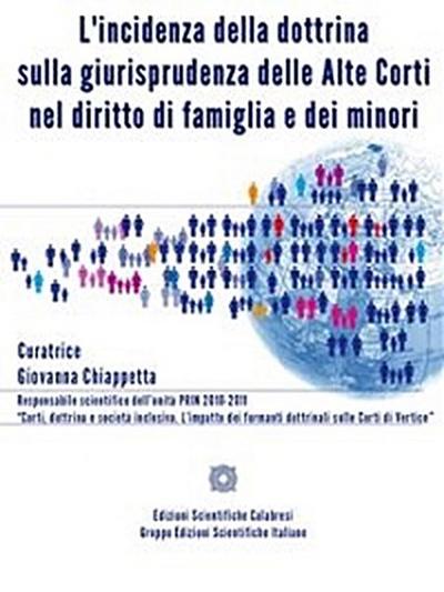 L’incidenza della dottrina sulla giurisprudenza delle Alte Corti nel diritto di famiglia e dei minori