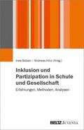 Inklusion und Partizipation in Schule und Gesellsc