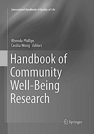 Handbook of Community Well-Being Research