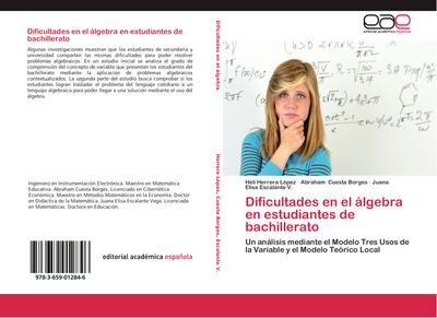 Dificultades en el álgebra en estudiantes de bachillerato