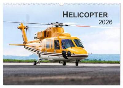 Helicopter 2026 (Wandkalender 2026 DIN A3 quer), CALVENDO Monatskalender