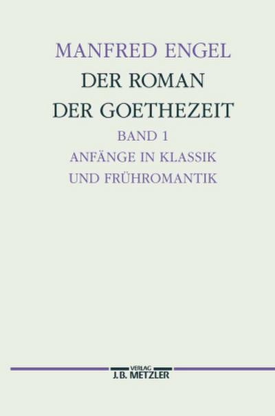 Der Roman der Goethe-Zeit Anfänge in Klassik und Frühromantik, Transzendentale Geschichten