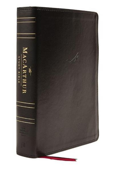 Nasb, MacArthur Study Bible, 2nd Edition, Leathersoft, Black, Comfort Print