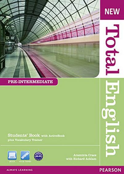 New Total English Pre-Intermediate Students’ Book (with Active Book CD-ROM)
