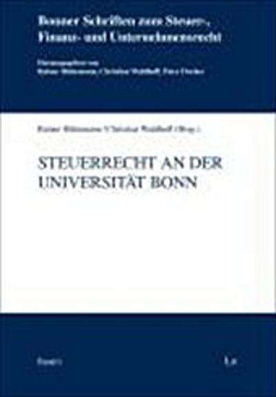 Steuerrecht an der Universität Bonn