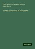 ¿uvres choisies de P. de Ronsard