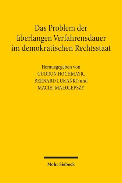 Das Problem der überlangen Verfahrensdauer im demokratischen Rechtsstaat