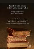 Foundational Research in Entrepreneurship Studies
