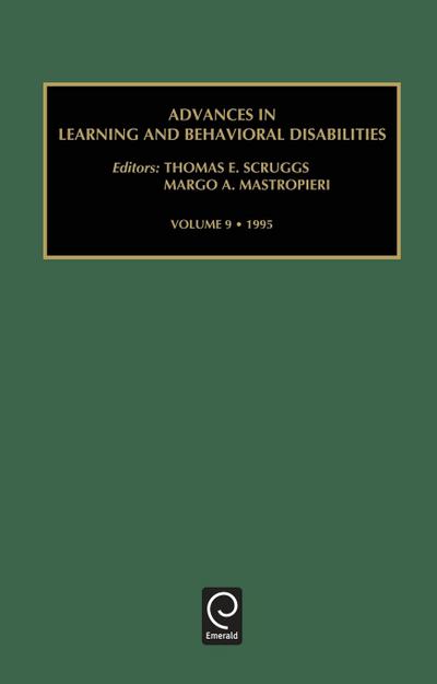 Advances in Learning and Behavioural Disabilities