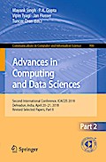 Advances in Computing and Data Sciences