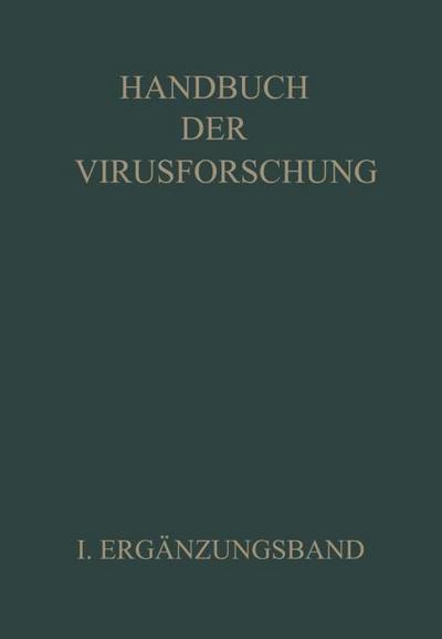 Handbuch der Virusforschung