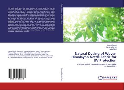 Natural Dyeing of Woven Himalayan Nettle Fabric for UV Protection