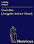 Gedichte (Ausgabe letzter Hand)