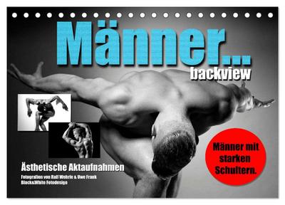 Männer... backview (Tischkalender 2026 DIN A5 quer), CALVENDO Monatskalender