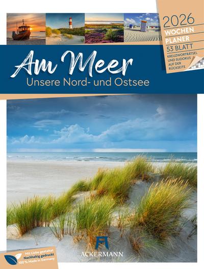 Am Meer Wochenplaner Kalender 2026
