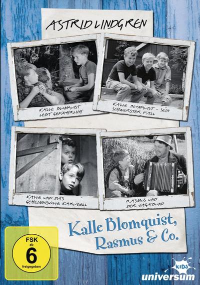 Astrid Lindgren: Kalle Blomquist & Rasmus DVD-Box
