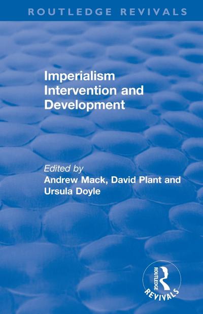 Imperialism Intervention and Development
