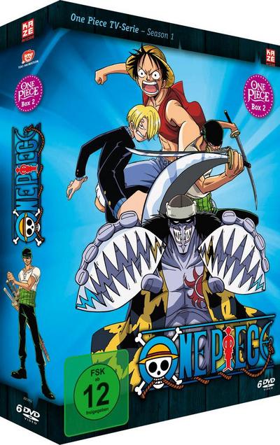 One Piece - Die TV Serie - Box 2. Vol.2, 6 DVDs
