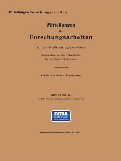 Versuche mit Eisenbetonbalken